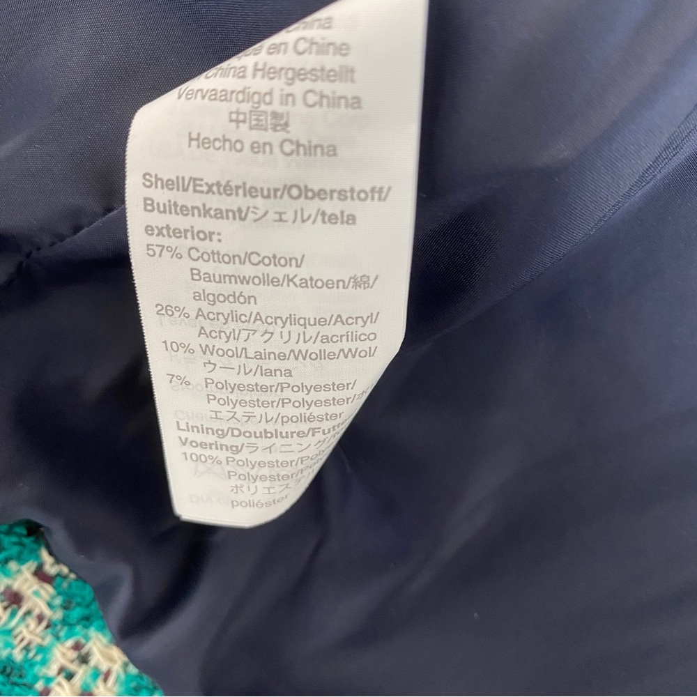 J.Crew Boyfriend Oversized Blazer in Emerald Green Italian Jacquard Wool - 0 - Picture 15 of 17